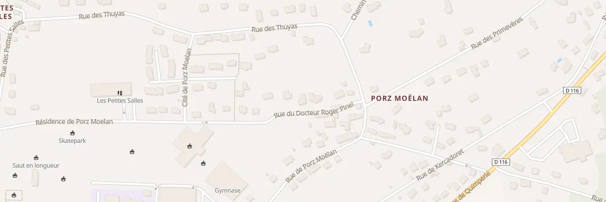 Plan du 5 Rue du Docteur Roger Pinel à Moëlan-sur-Mer