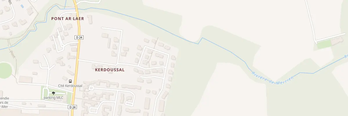 Plan du 16 Rue des Hauts de Prat Bern à Moëlan-sur-Mer