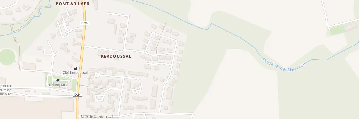 Plan du 12 Rue des Hauts de Prad Bern à Moëlan-sur-Mer