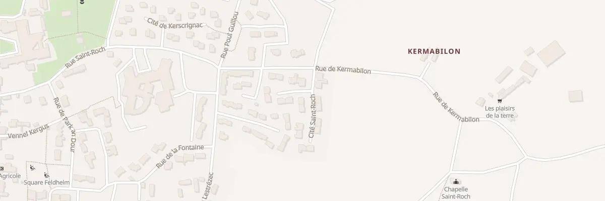 Plan du 12 Cite Saint Roch à Plestin-les-Grèves