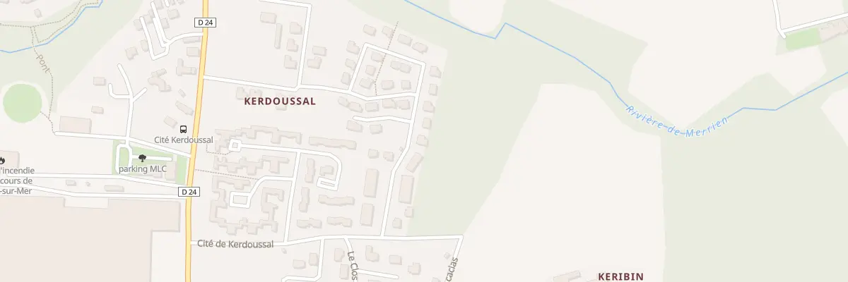 Plan du 8 Rue des Hauts de Prat Bern à Moëlan-sur-Mer