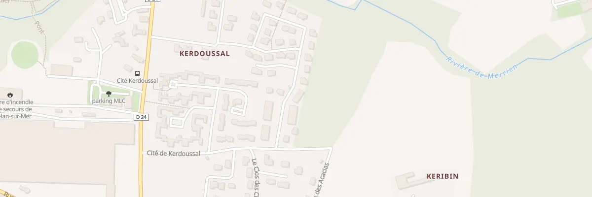 Plan du 6 Rue des Hauts de Prat Bern à Moëlan-sur-Mer