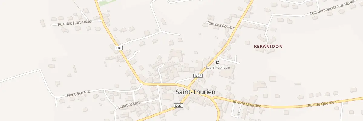 Plan du 8B Pl du Centre à Saint-Thurien