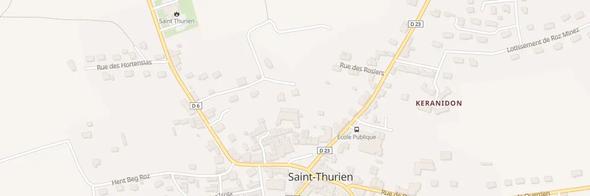 Plan du 8 Hent Karrig Kamm à Saint-Thurien