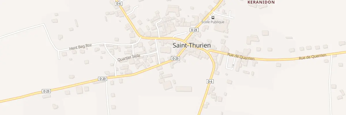 Plan du 6A Rue de Bannalec à Saint-Thurien