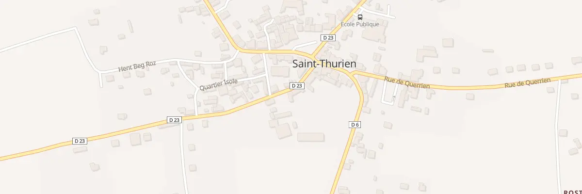 Plan du 5 Rue de Bannalec à Saint-Thurien