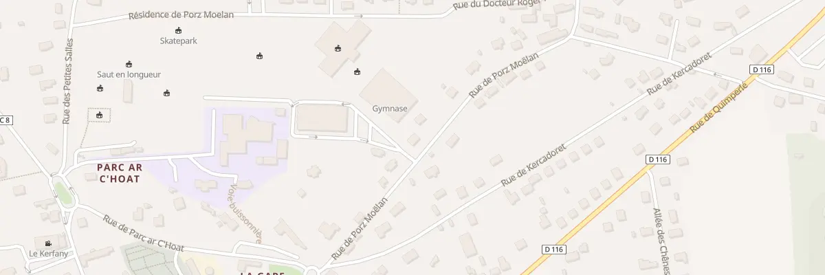 Plan du 5 Rue de Porz Moelan à Moëlan-sur-Mer