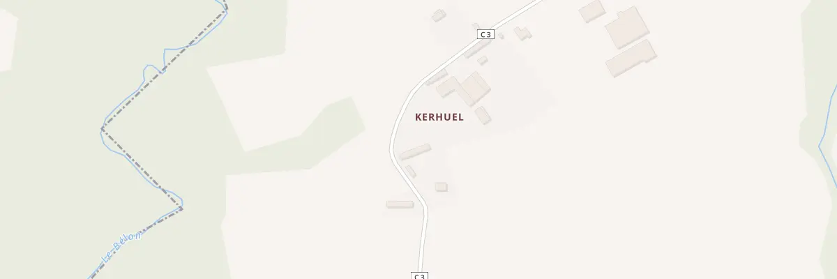 Plan du 1571 Rte de Kerhuel à Baye
