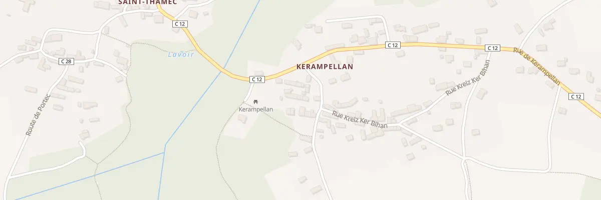 Plan du 4 Rue Kreiz Ker Bihan à Moëlan-sur-Mer