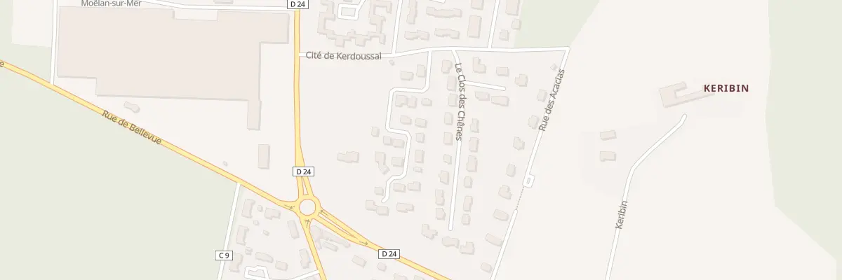 Plan du 8 Res le Croiziou à Moëlan-sur-Mer