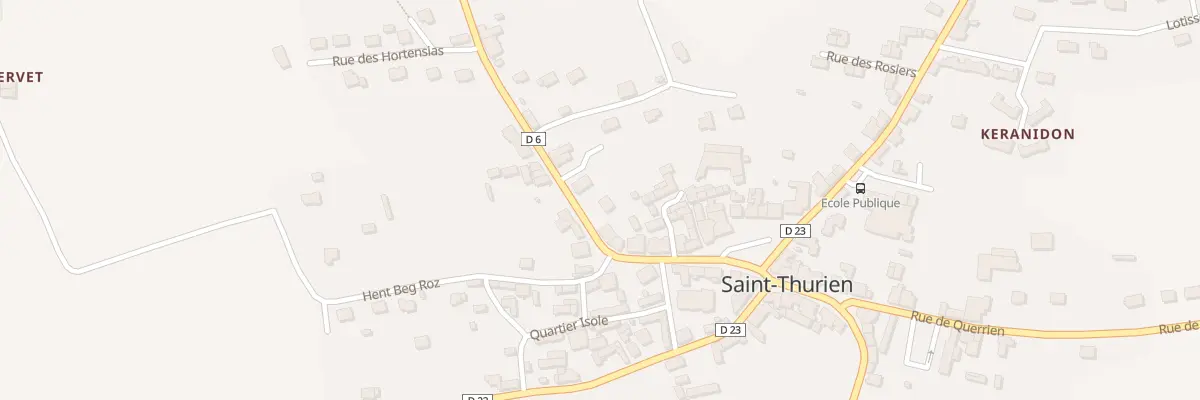 Plan du 8A Rue de Scaer à Saint-Thurien
