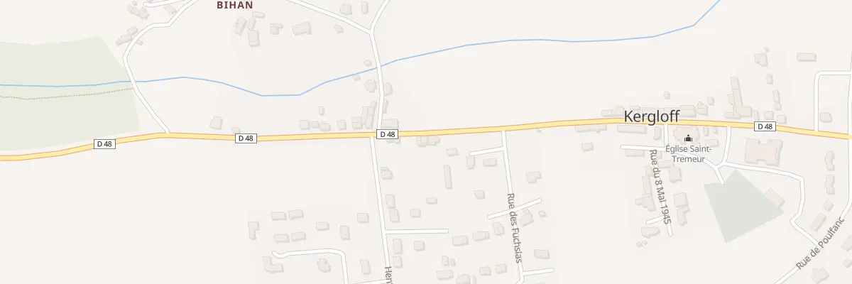 Plan du 44 Rue Sébastien Le Balp à Kergloff