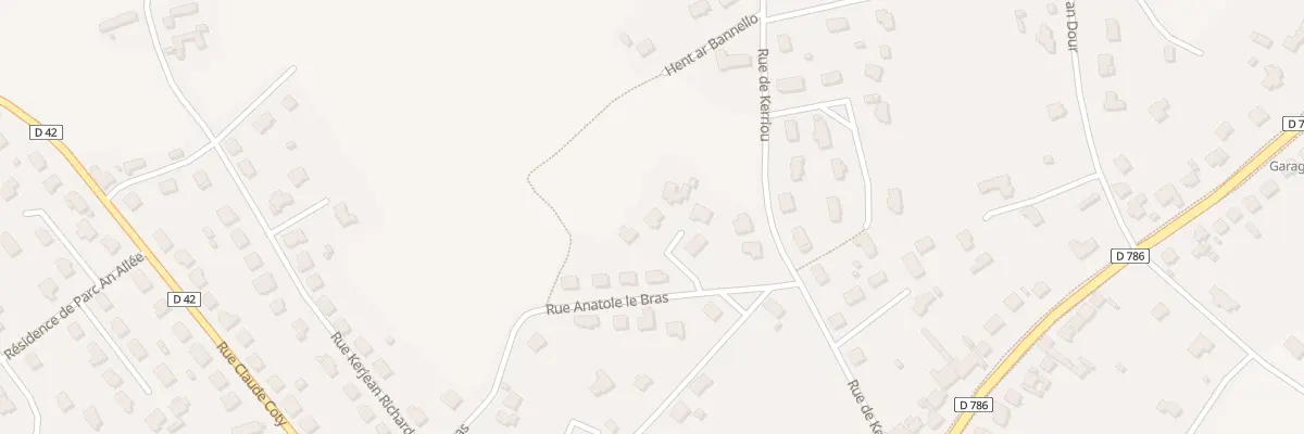 Plan du 3 Placenn Pennenez à Plestin-les-Grèves