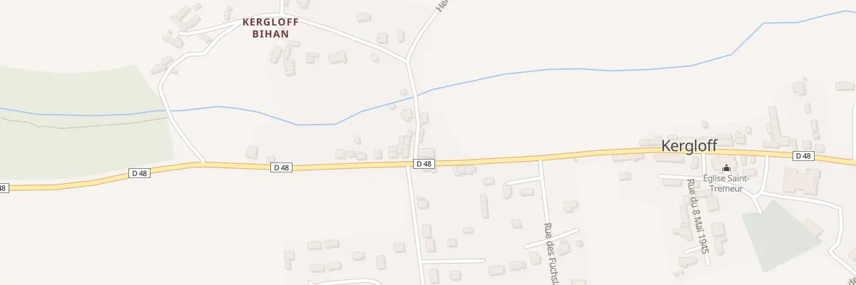 Plan du 35 Rue Sébastien Le Balp à Kergloff