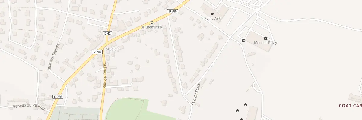 Plan du 16 Rue du Dispensaire à Plestin-les-Grèves