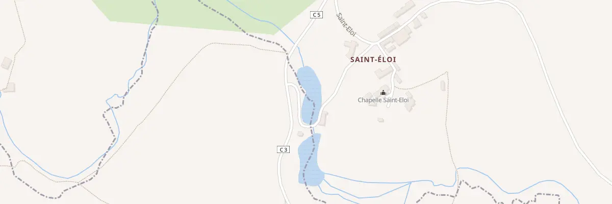 Plan du 5139F Saint-Eloi Frost Pren à Saint-Thurien