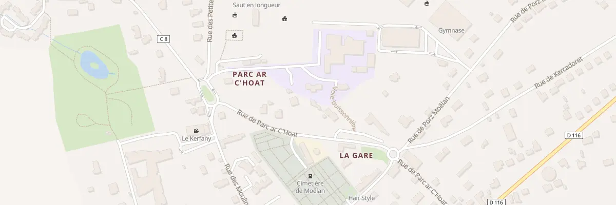 Plan du 16 Rue de Parc Ar Hoat à Moëlan-sur-Mer
