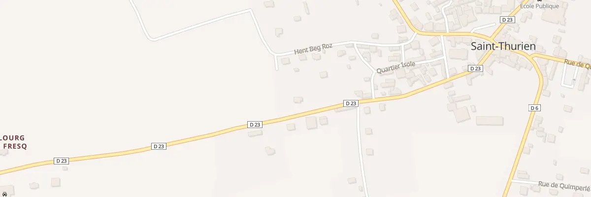 Plan du 26 Rue de Bannalec à Saint-Thurien
