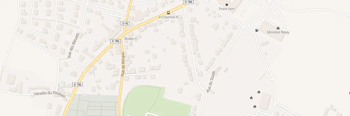 Plan du 13 Rue du Dispensaire à Plestin-les-Grèves