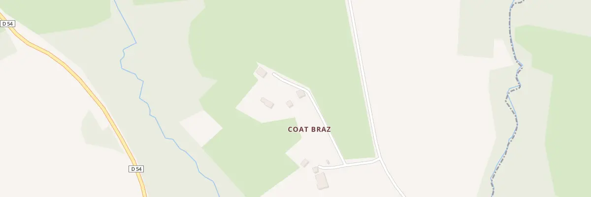 Plan du 366 Coat Braz à Scrignac