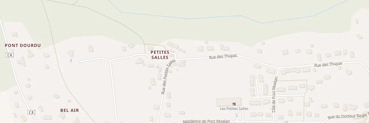 Plan du 2601 Les Petites Salles à Moëlan-sur-Mer