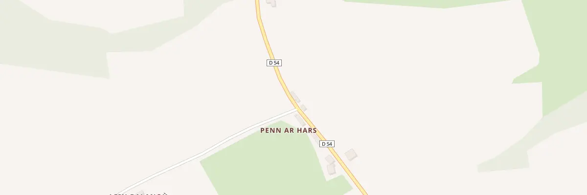 Plan du 503 Pen ar Hars à Scrignac