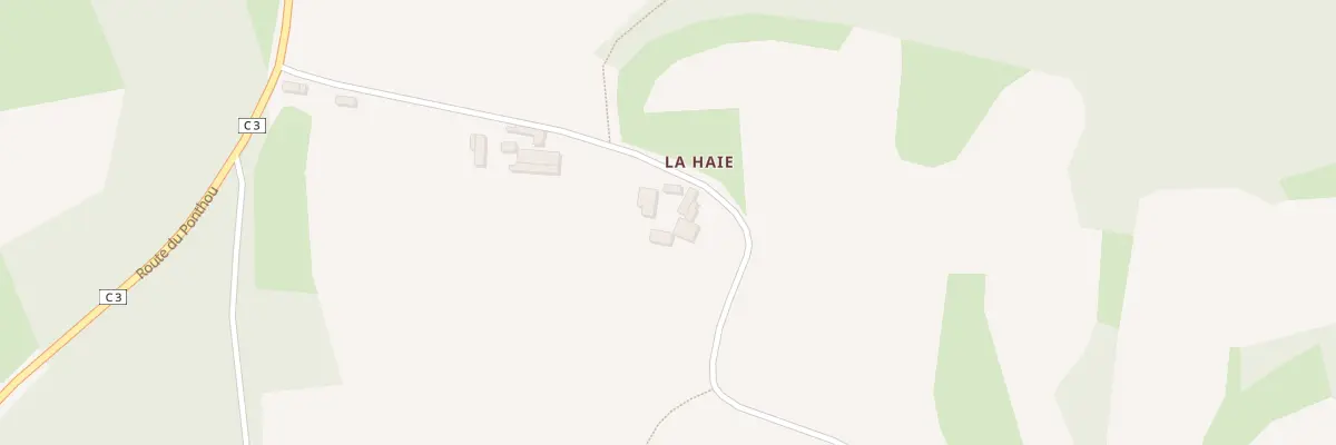 Plan du 8 La Haie à Botsorhel