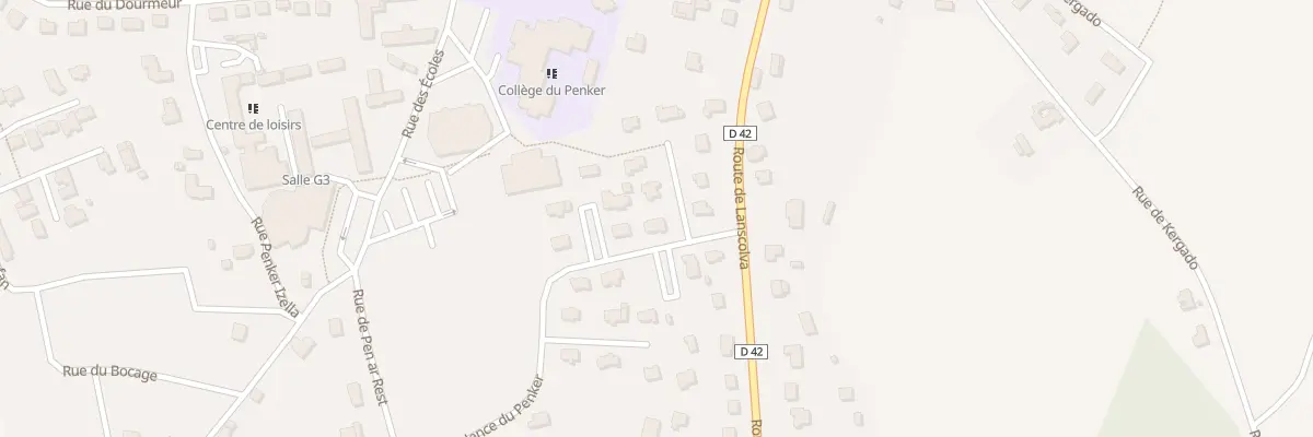 Plan du 25 Rue du Penker à Plestin-les-Grèves