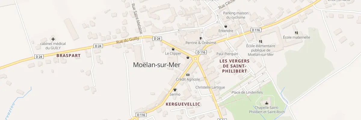 Plan du 3 Rue du Guilly à Moëlan-sur-Mer