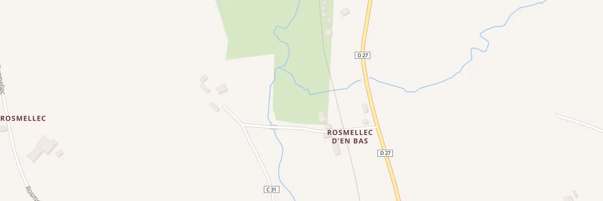 Plan du 563 Rosmellec d’En Bas à Gourin