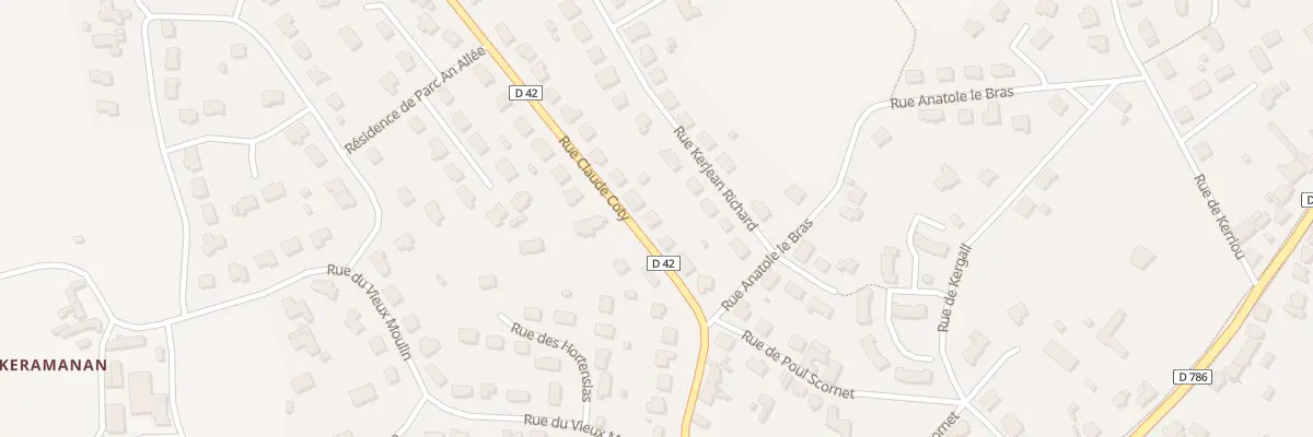 Plan du 30 Rue Claude Coty à Plestin-les-Grèves