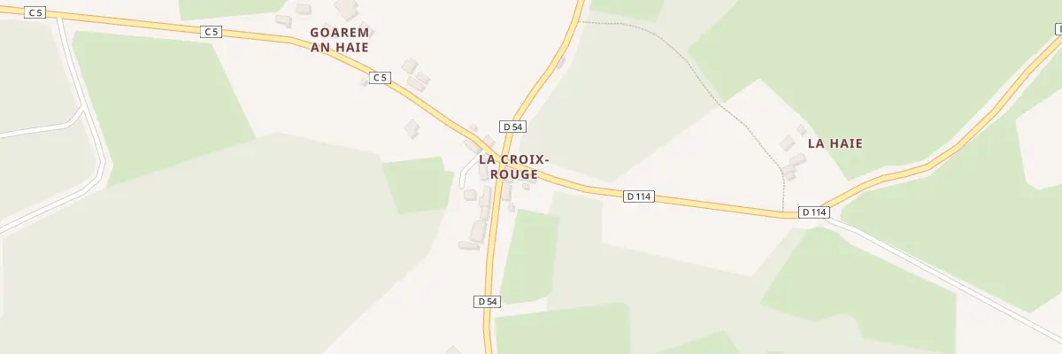 Plan du 441 La Croix Rouge à Scrignac