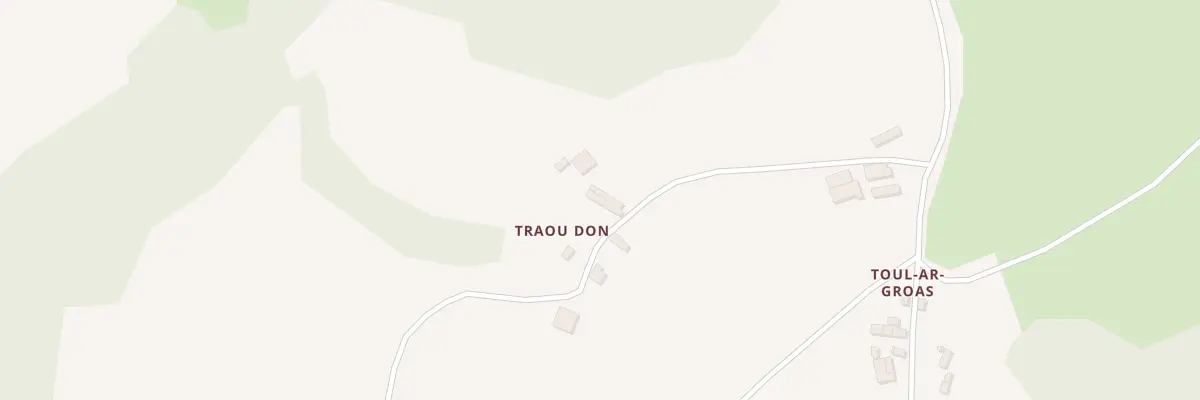 Plan du 493 Traon Donan à Scrignac
