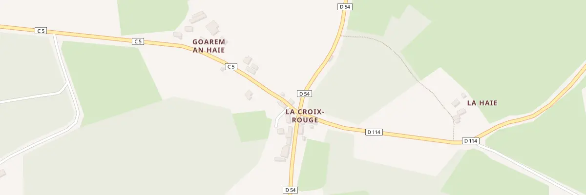 Plan du 431 La Croix Rouge à Scrignac