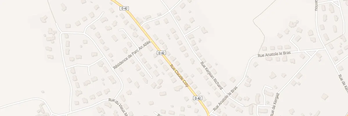 Plan du 40 Rue Claude Coty à Plestin-les-Grèves