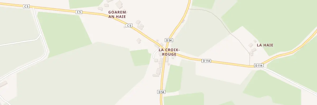 Plan du 432 La Croix Rouge à Scrignac