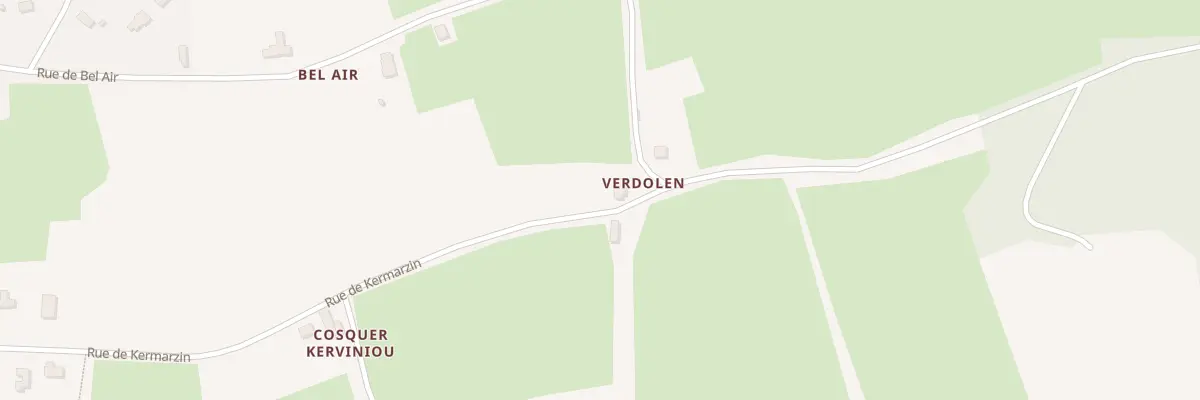 Plan du 128 Verdolen à Botsorhel