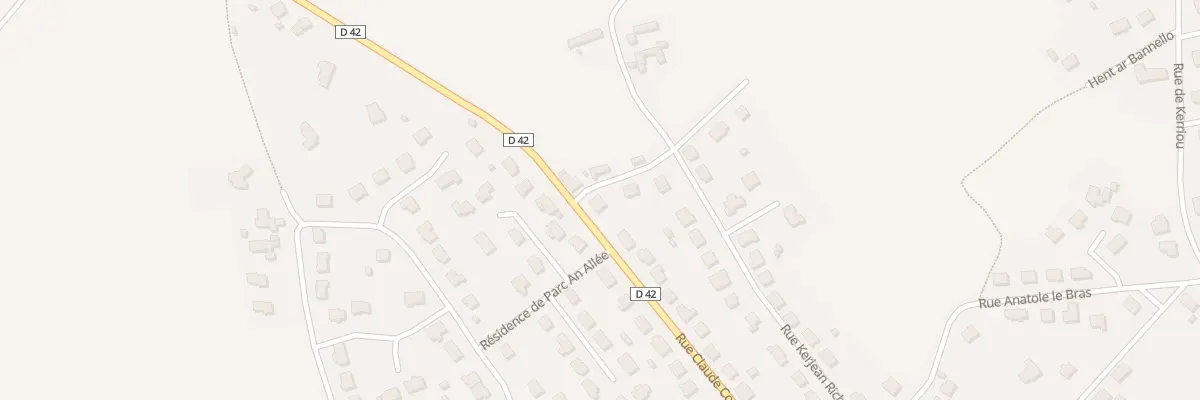 Plan du 50 Rue Claude Coty à Plestin-les-Grèves