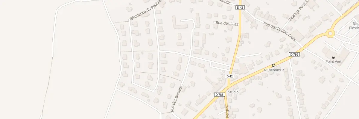Plan du 12 Rue des Bleuets à Plestin-les-Grèves