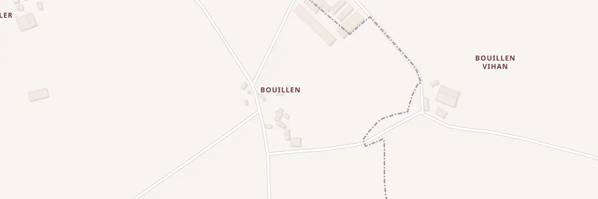 Plan du 3 Bouillen à Cléden-Poher