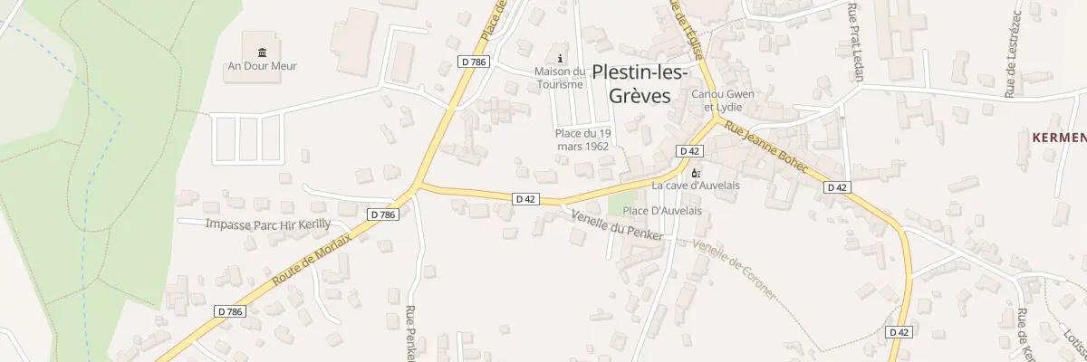 Plan du 14 Rue de Morlaix à Plestin-les-Grèves