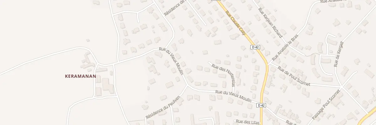 Plan du 12 Rue du Vieux Moulin à Plestin-les-Grèves
