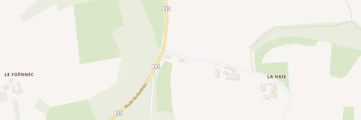 Plan du 4 La Haie à Botsorhel