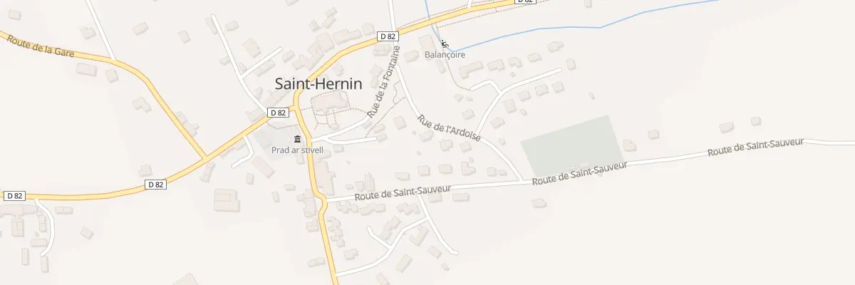 Plan du 1 Rue des Landes à Saint-Hernin