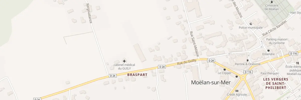 Plan du 30B Rue du Guilly à Moëlan-sur-Mer