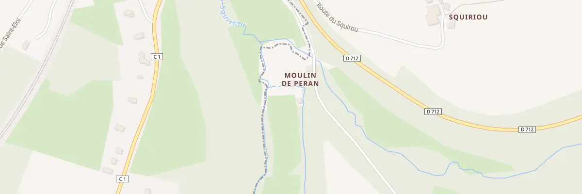 Plan du 218B Moulin de Peran à Plouigneau