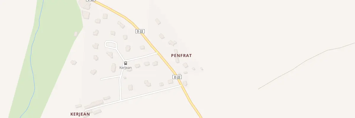 Plan du 5137 Kerjean au Trévoux