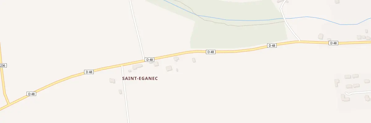 Plan du 59 Saint Eganec à Kergloff