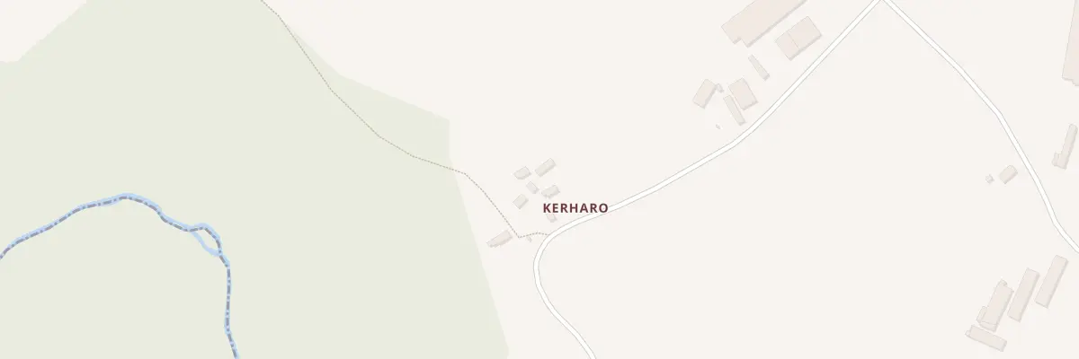 Plan du 3 Kerharo à Trémel