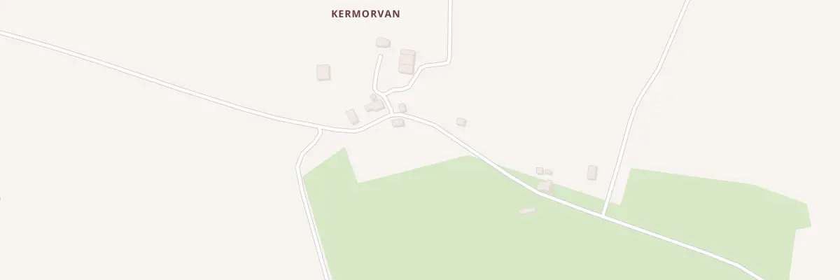 Plan du 642 Kermorvan à Poullaouen